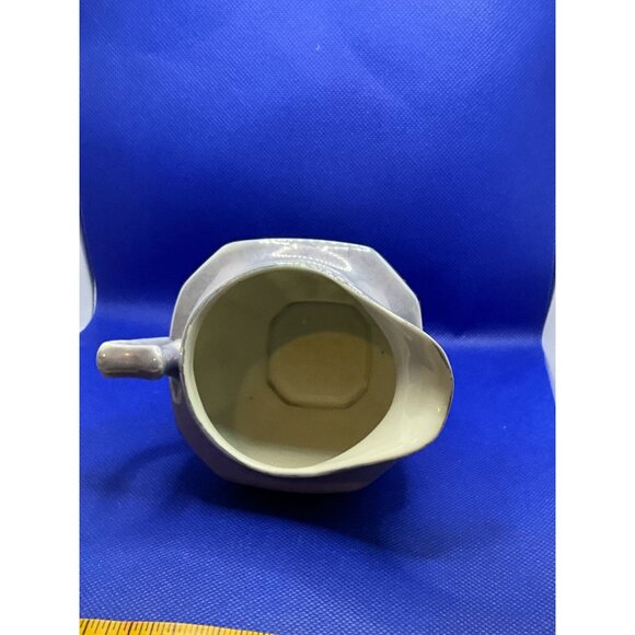 Vintage Bavarian Lusterware China Creamer & Sugar Set With Hand-Painted Floral - Picture 5 of 16